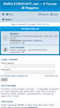 Mobile Screenshot of forum.parolecrociate.net